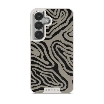 Black Sand - Samsung Galaxy S25 Plus Case, Elite Light (Magnetic) / Silver
