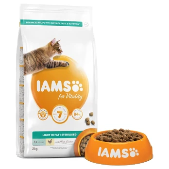 IAMS Cat Sterilised Light sausas maistas katėms