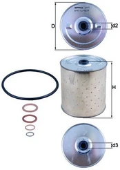Alyvos filtras MAHLE OX85D