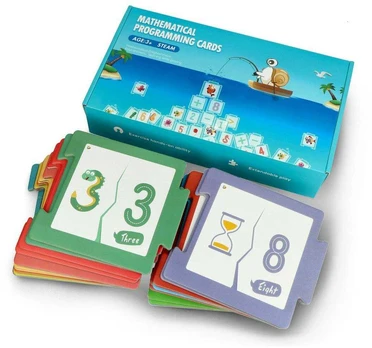 Matematinės programavimo kortelės Qobo Robobloq robotui
