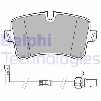 DELPHI LP3625 Brake pad set
