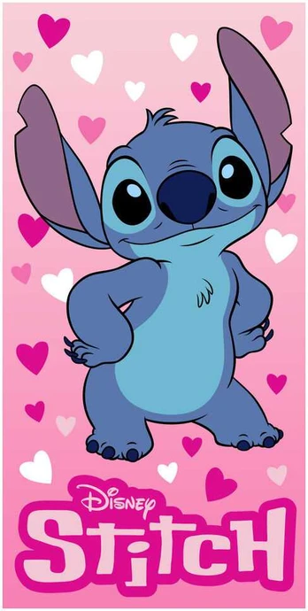 Disney Stitch microfibre beach towel
