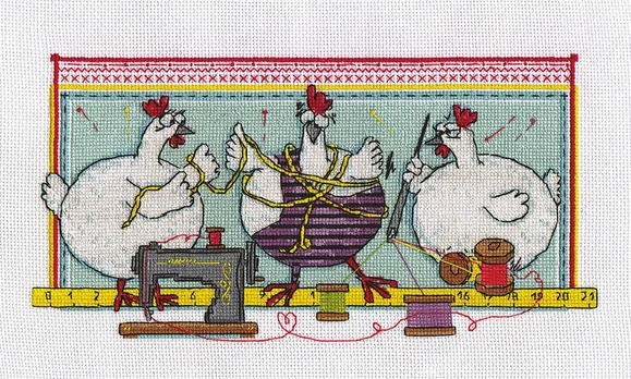 Cross stitch kit KLART "First try-on" KL8-148