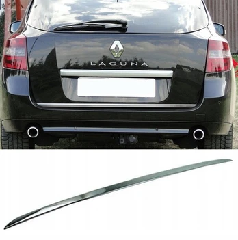 "Renault LAGUNA III" universalas - CHROME LABEL ant variklio dangčio