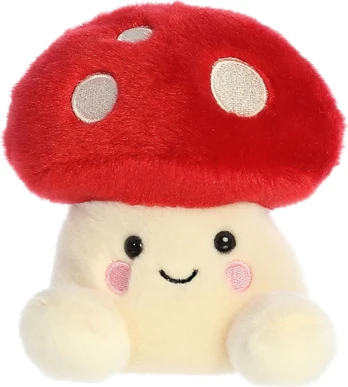 Minkštas žaislas Aurora Palm Pals Grybas, 12 cm