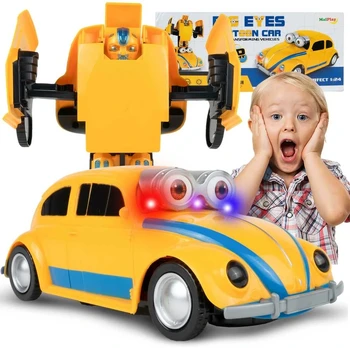 Malplay Žaislinis 'Beetle' automobilis virstantis robotu