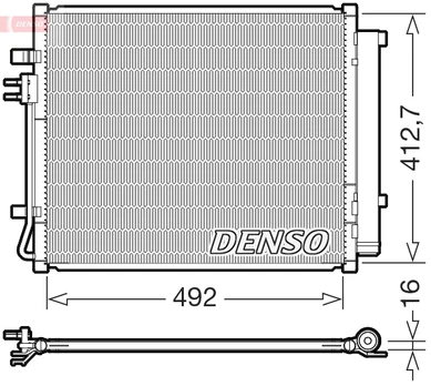 Kondensatorius, oro kondicionierius DENSO DCN43015