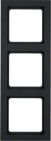 Berker Triple frame Q.3 antracitinis aksomas (10136096)