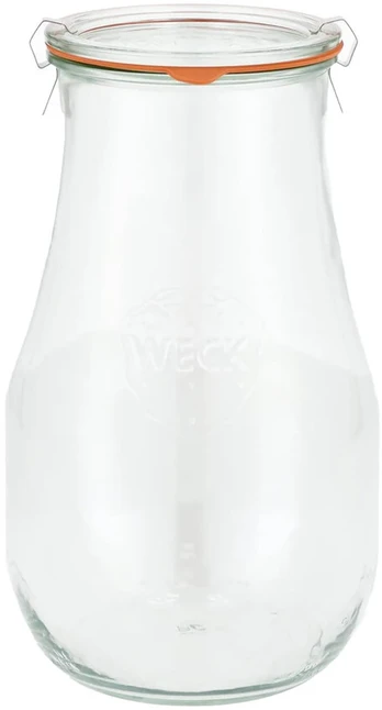 Weck Tulip stiklainis su dangteliu 2700 ml 4 vnt