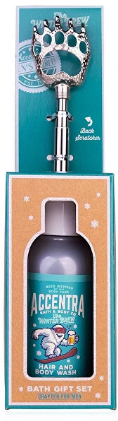 Accentra Men's Collection Winter Edition Back Scraper Gift Set