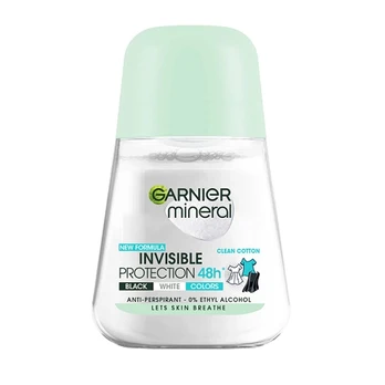 Antiperspirantas GARNIER MINERAL INVISIBLE BLACK-WHITE, 50 ml