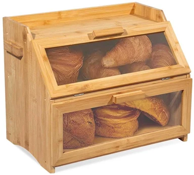 Bambukinė duoninė 39 × 25 × 32 cm