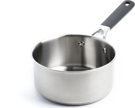 Kitchenaid - KA-Classic Stainless Steel OpenSaucepan - Silver - 18cm/2.1L