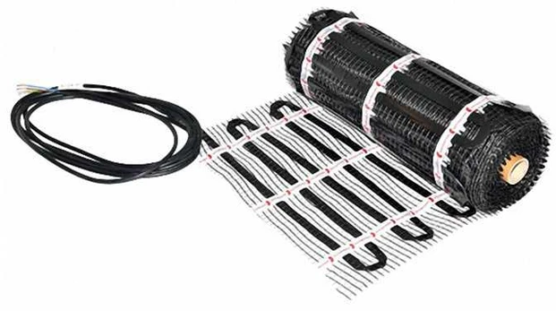 Grindinio šildymo tinklelis Warmset Juodas 12m2