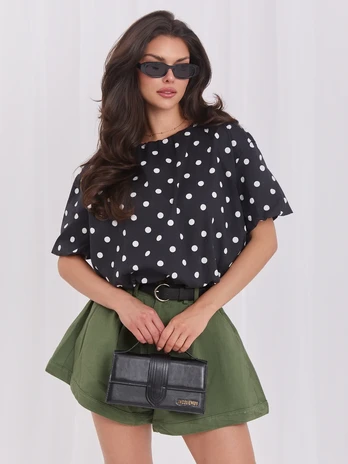 Italy Moda Bluzka-MI-BZ-3471.74-juoda
