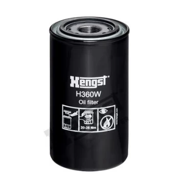 Alyvos filtras HENGST FILTER H360W
