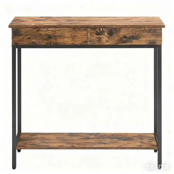 Konsolinis stalas, 30x100x80 cm, rudas