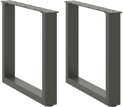 Kavos staliuko kojelės, U formos, 2 vnt., 50x(42-43)cm