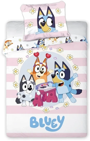 MCU Bluey Junior Patalynė 100x135 cm – 100 procentų medvilnė