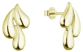 Evolution Group Gold-plated drop earrings 61083/AU