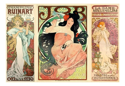 Artgeist Fototapetas - Alphonse Mucha. Women's