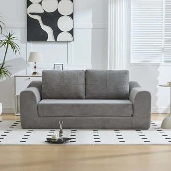 Klojamas sofa-lova, Mido aksomas, 179x95x79 cm, 1 vnt