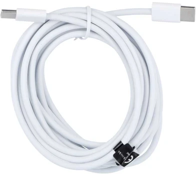 Oem Cable Type C to Type C 3.0 PD 30W HD26 baltas 3 meters