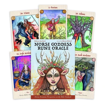 Norse Goddess Rune Oracle kortos