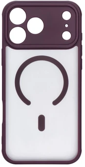 Dėklas Oem Case for iPhone 18 Pro Max / 17 Pro Max Full Matte Mag Cover compatible with MagSafe dark cherry kaina