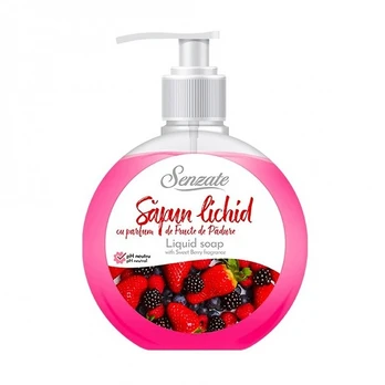 SENZATE SWEET BERRY skystas muilas, 500 ml
