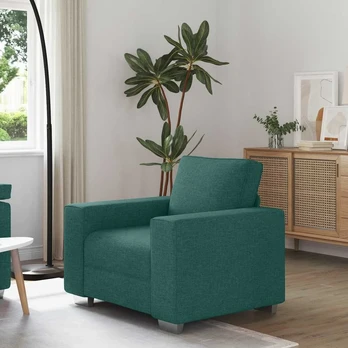 Sofa Kėdė Tamsiai Žalia 59 cm Audinys