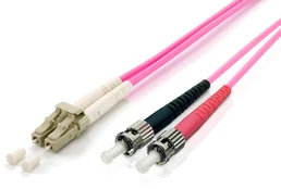 Equip Įrengti Fiber Optic Patchcord LC - ST Multimode Duplex OM4, 1m (255541) kaina