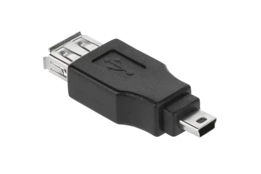 Mini USB 5P kištukas/USB A tipo lizdo jungtis