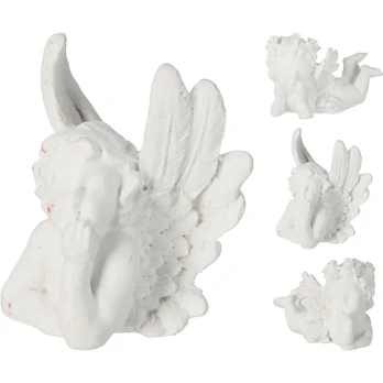 Dekoracija gulintis angelas 6 cm
