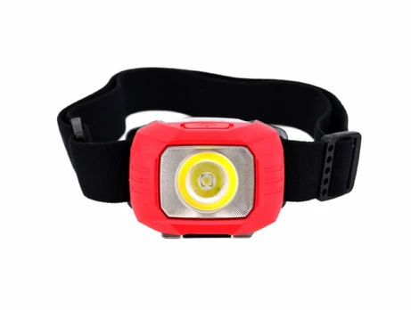 AW-Tools AWTOOLS Juodas LINE PRIEKINIS ŽIBINTAS TINRAY COB + CREE LED 3xAAA
