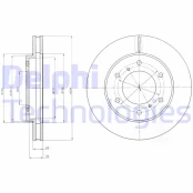 Stabdžių diskas DELPHI BG4257 kaina