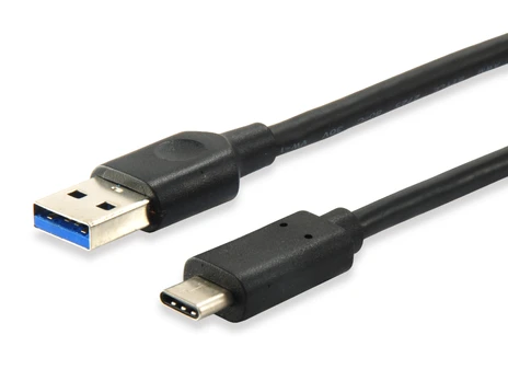 Kabelis USB Equip USB-A - USB-C 0.25 m Juodas (128343)