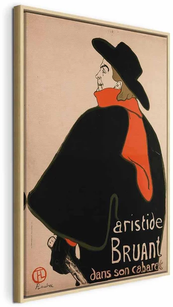 Artgeist Paveikslas - Aristide Bruant: Dans son cabaret (1 Part) Vertical