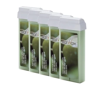 Kasetinis vaskas Italwax Olive, 100ml x5
