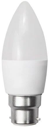 6W LED žvakės formos lemputė OPTONICA C37, B22, 6000K