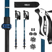 TK8601 BLUE KIJE TREKKINGOWE ALUMINIOWE NILS kaina