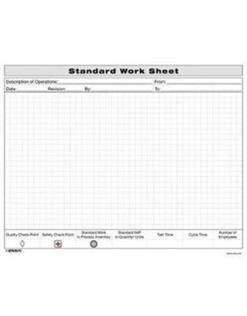 Standard Work Sheet