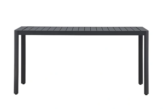 Stačiakampis valgomojo stalas Giardini 150*85*72, juodas