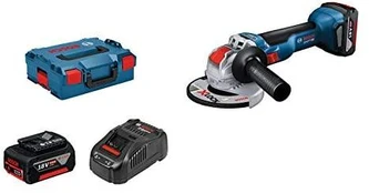 Akumuliatorinis kampinis šlifuoklis Bosch GWX Professional Cordless Angle Grinder Set, 18 V