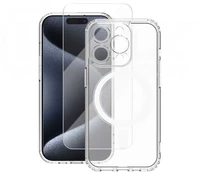 Dėklas Vmax set Mag case + glass 2,5D premium for iPhone 14 Pro 6,1' kaina