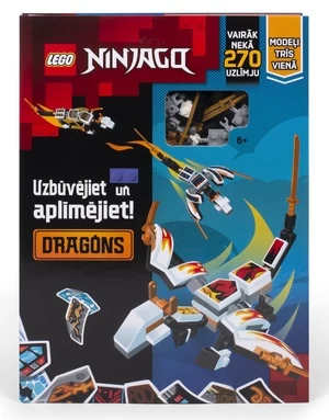 Konstruktorius LEGO® Ninjago Activity Book Build And Stick: Dragons BSP6701LV