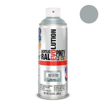 Akriliniai purškiami dažai RAL 7042 PintyPlus Evolution 400ml