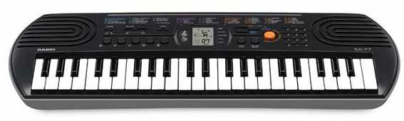Vaikiškas elektrinis pianinas-sintezatorius Casio SA-77