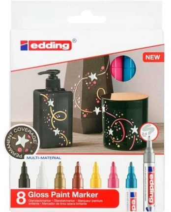 Edding 750 Gloss Paint Marker 8 stk 2-4mm