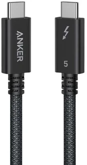 Anker A84N1011, 0,5 m, USB C, USB C, 80 Gbit/s, Juodas